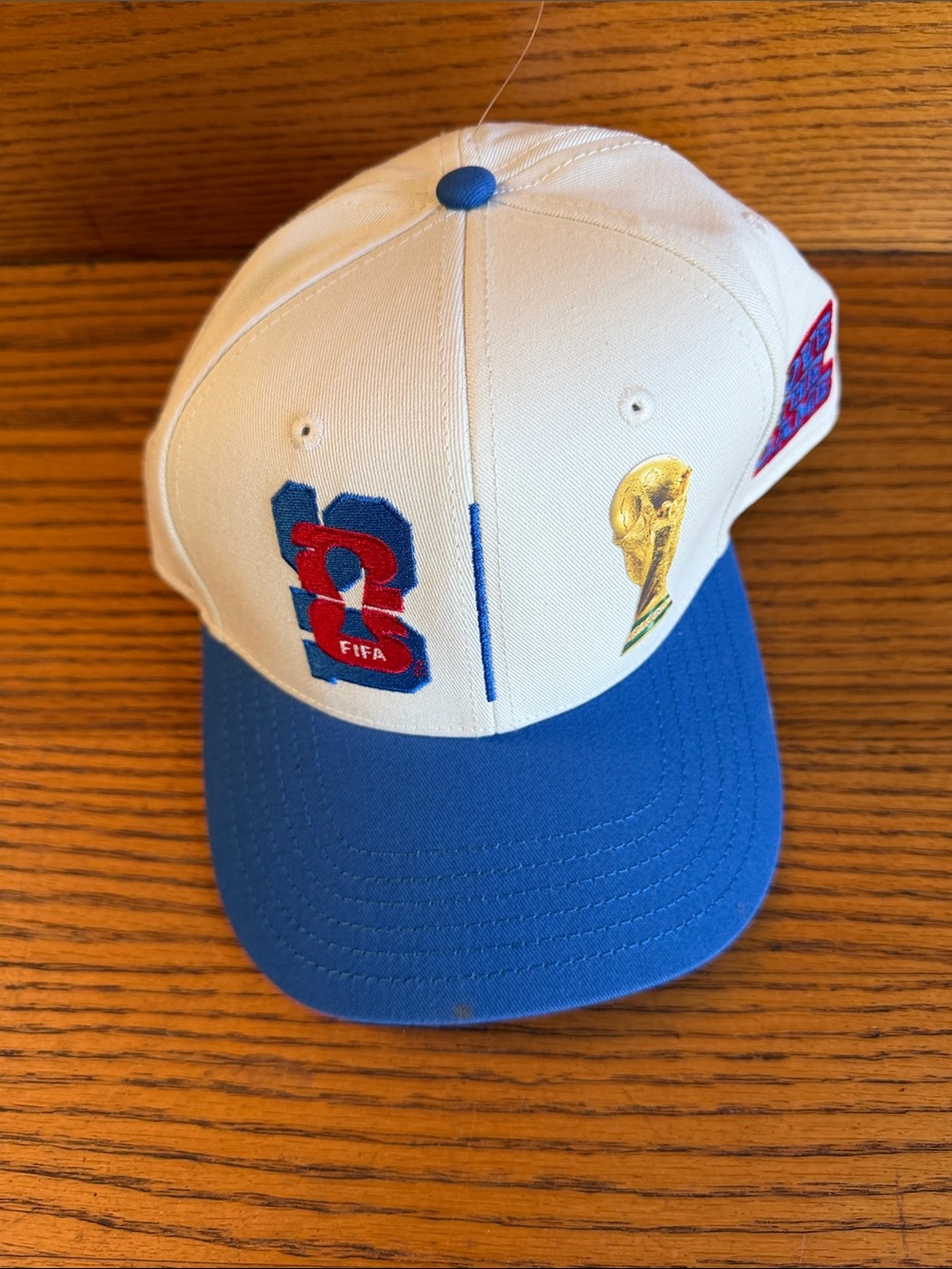 FIFA White and Blue FIFA World Cup Baseball Cap